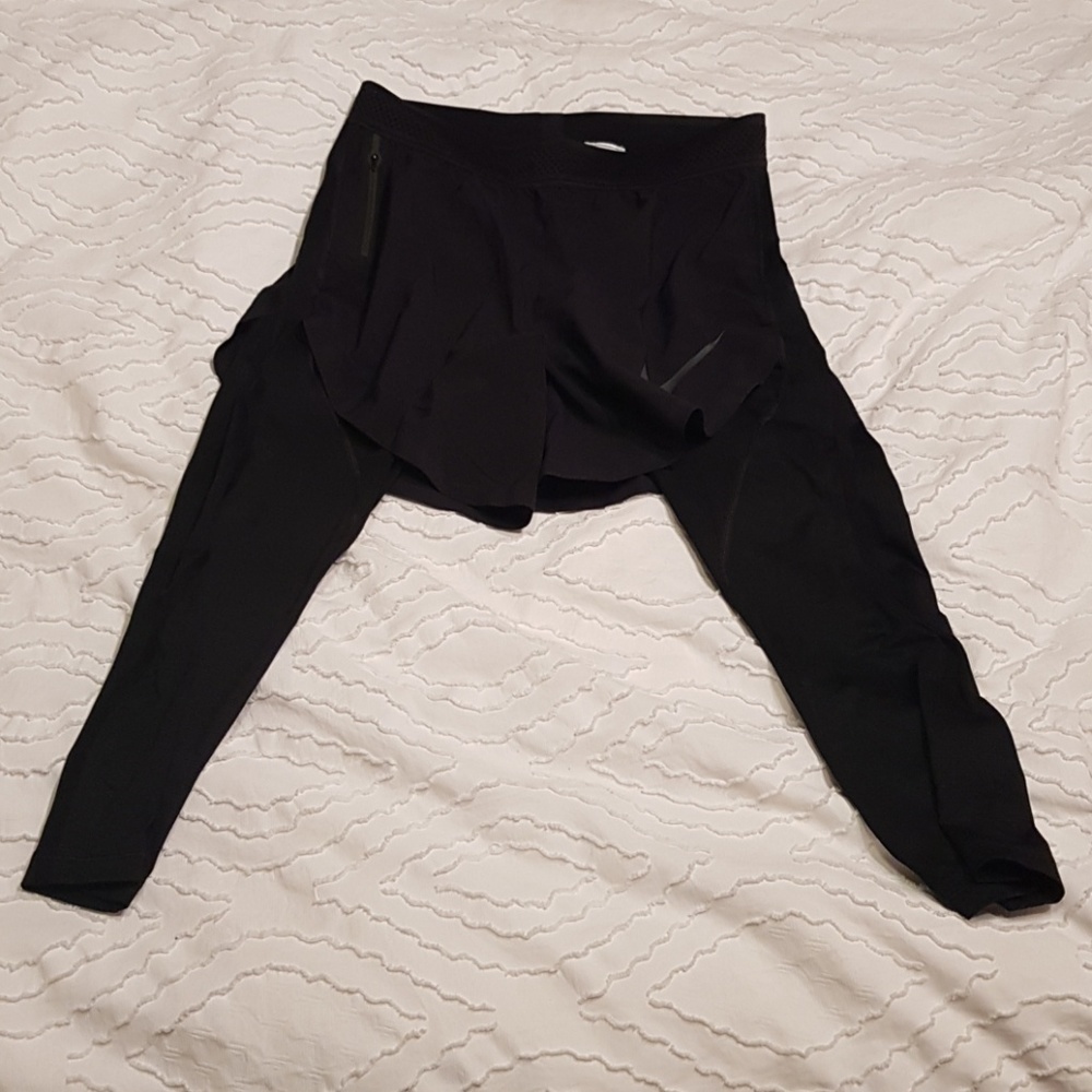 Nike 3/4 length tight with built in short